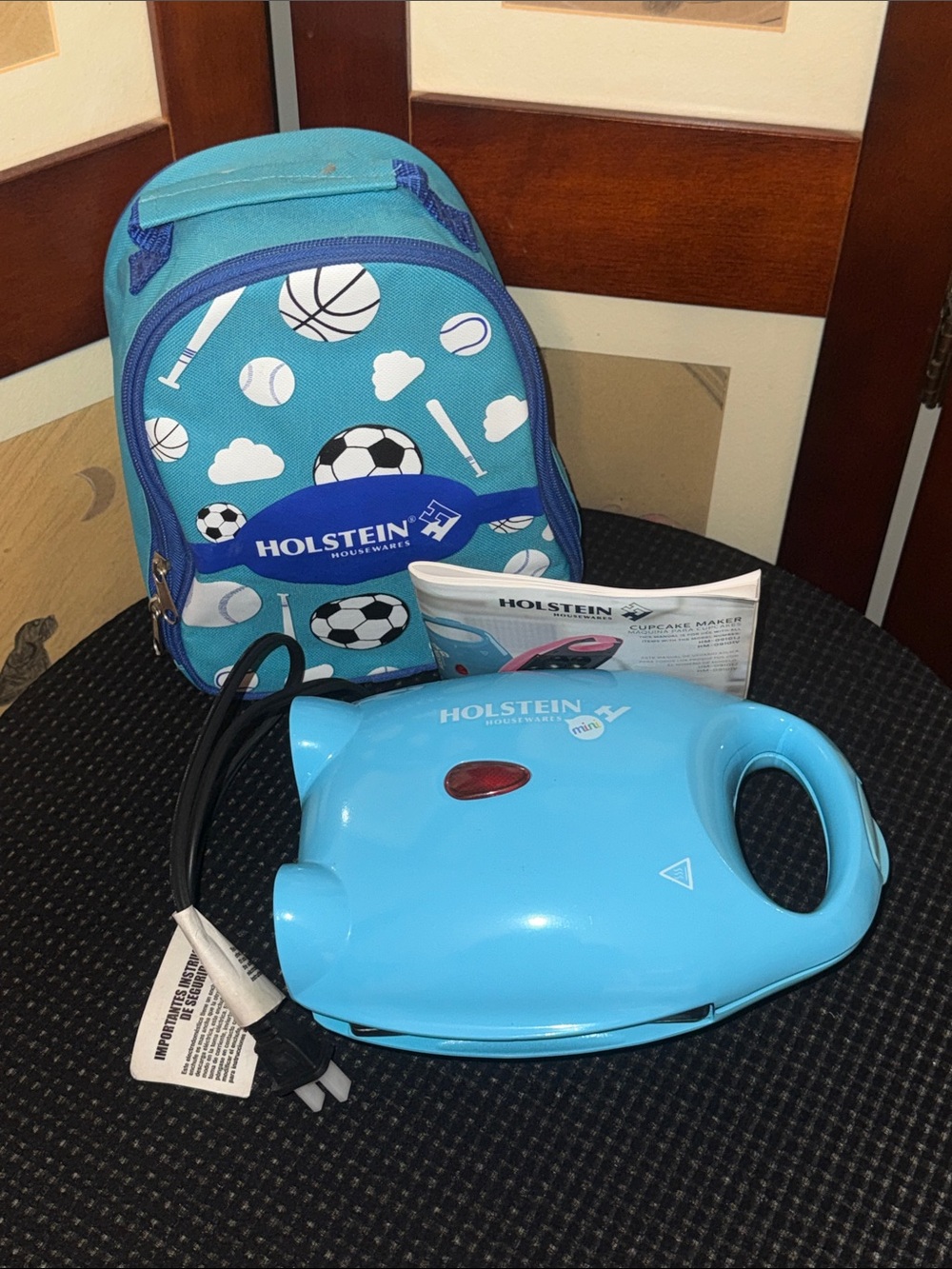 Holstein Blue Mini Cupcake Maker - Blue